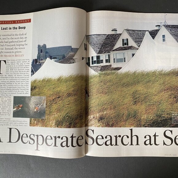 John F Kennedy Jr Newsweek Magazine July 26 Special A Family Tragedy 1999 NOS - Picture 9 of 12